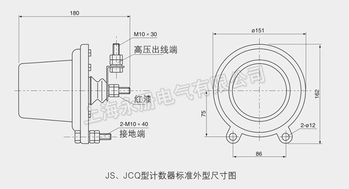 計術器、監測量的外形尺寸